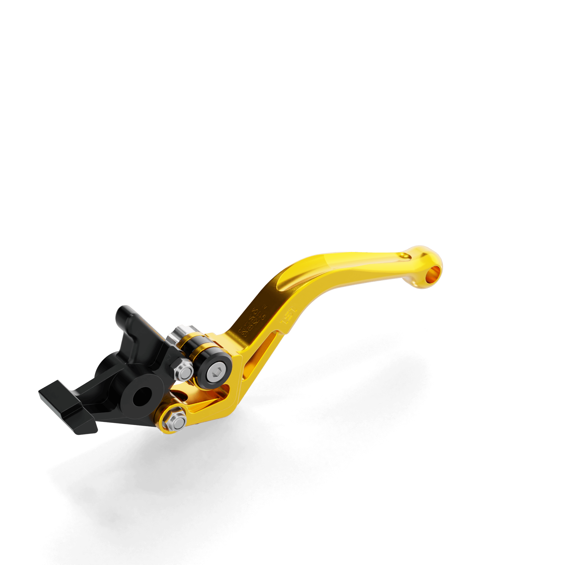 LSL Brake lever BOW R72, short, gold/silver, silver