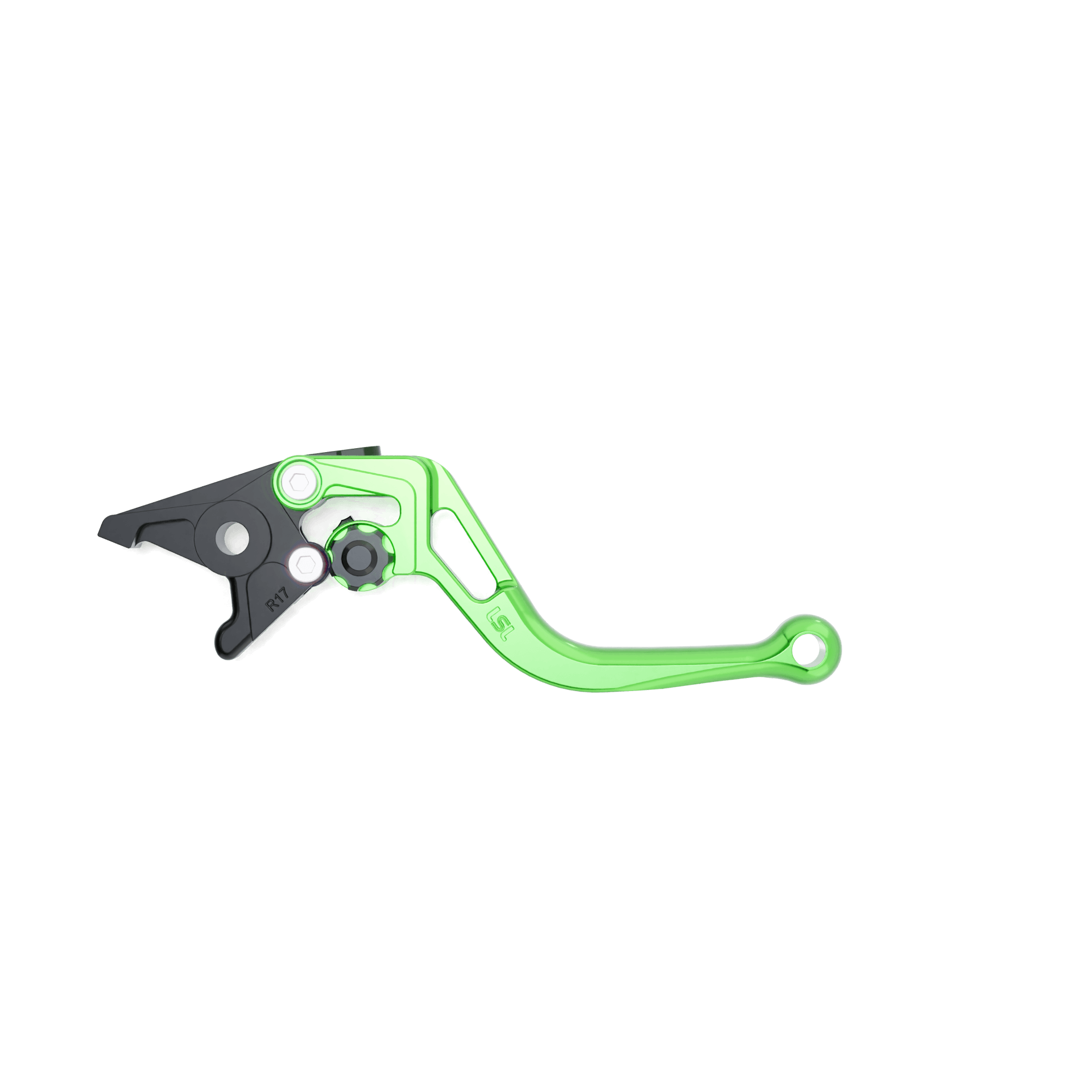 LSL Brake lever BOW R72, short, green/black, black