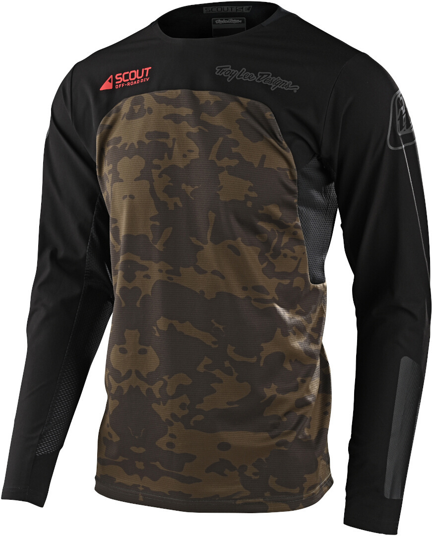 Troy Lee Designs Scout SE Systems Camo Motocross Jersey, multicolored, Size L, multicolored, Size L