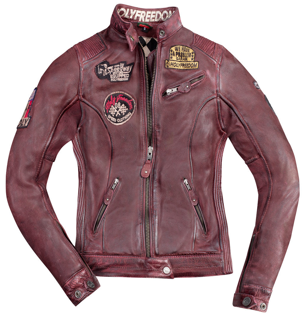 Chaqueta Moto Piel Holy Freedom Zero Evo Amarilla