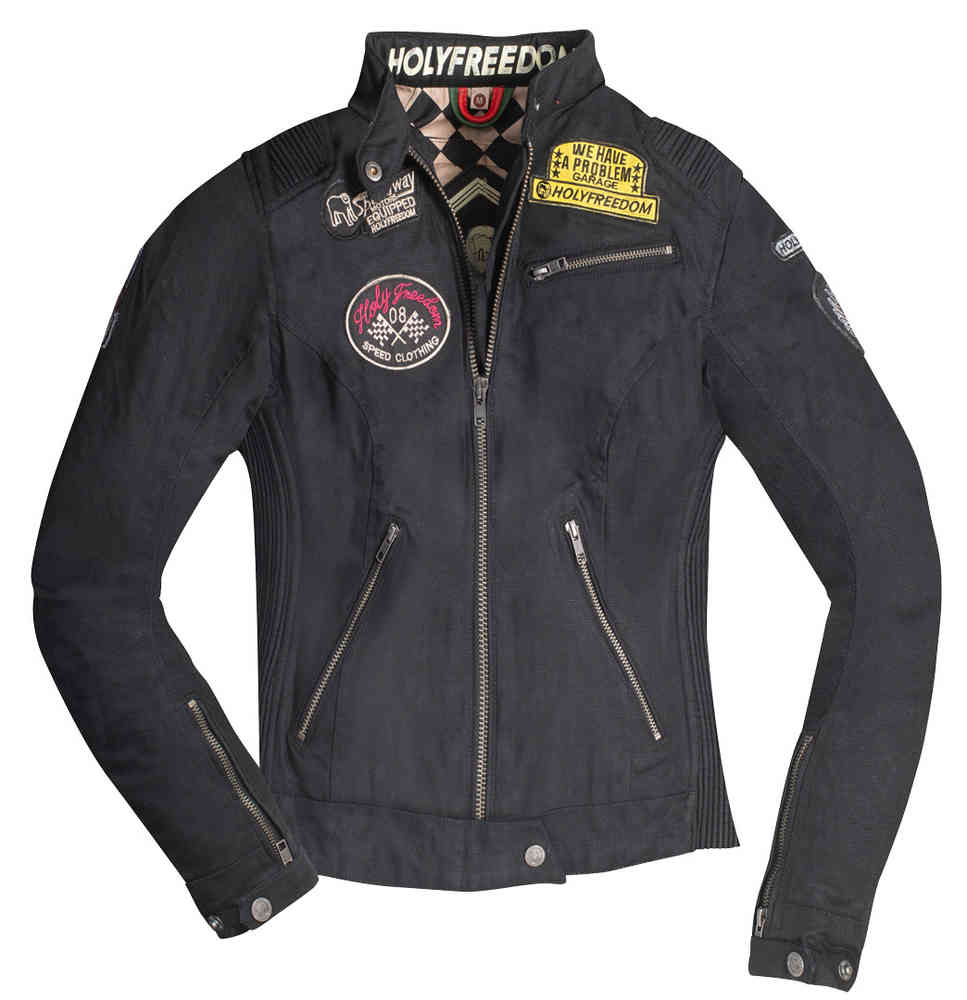 HolyFreedom Quattro Waxed Veste textile de moto pour dames