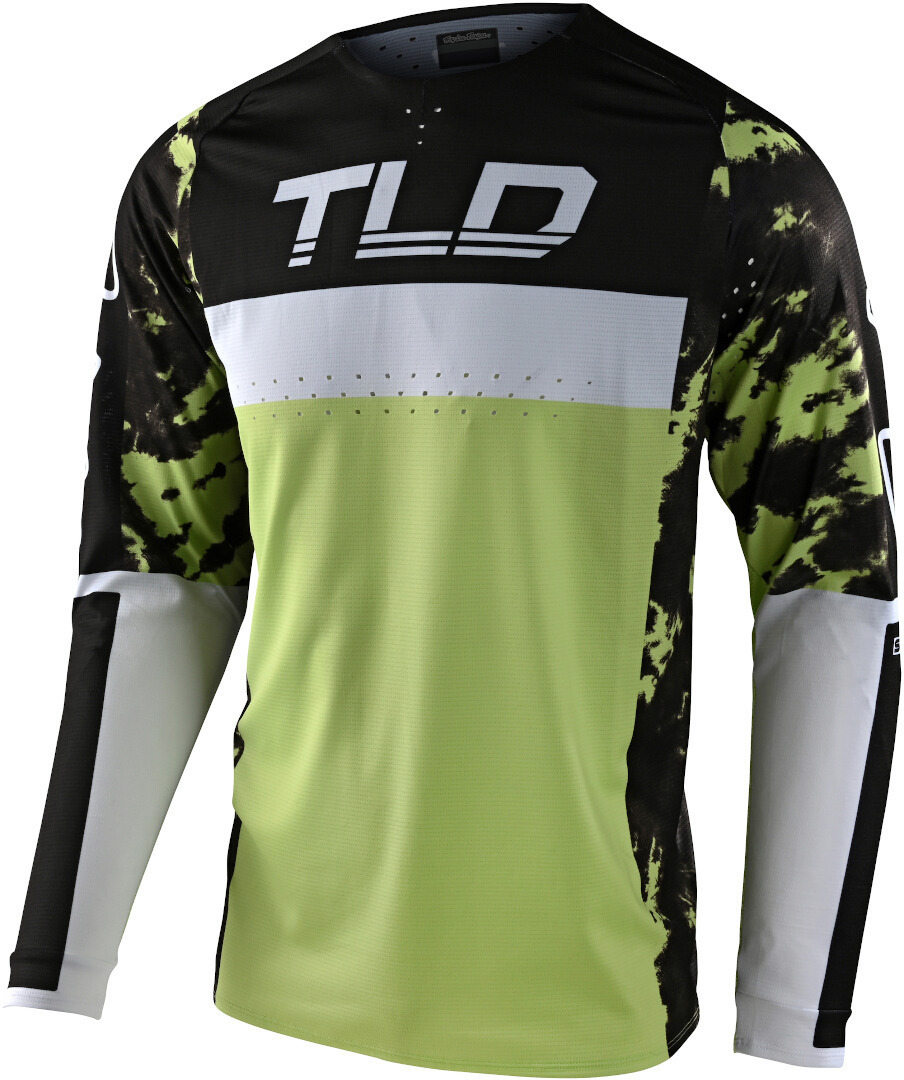 Troy Lee Designs SE Pro Dyeno Motocross Jersey, black-green, Size M, black-green, Size M