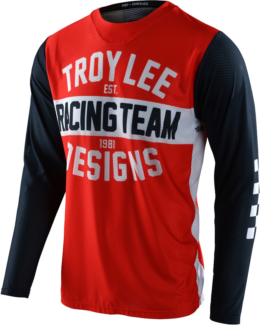 Image of Troy Lee Designs GP Air Team 81 Maglia Motocross, rosso-blu, dimensione L