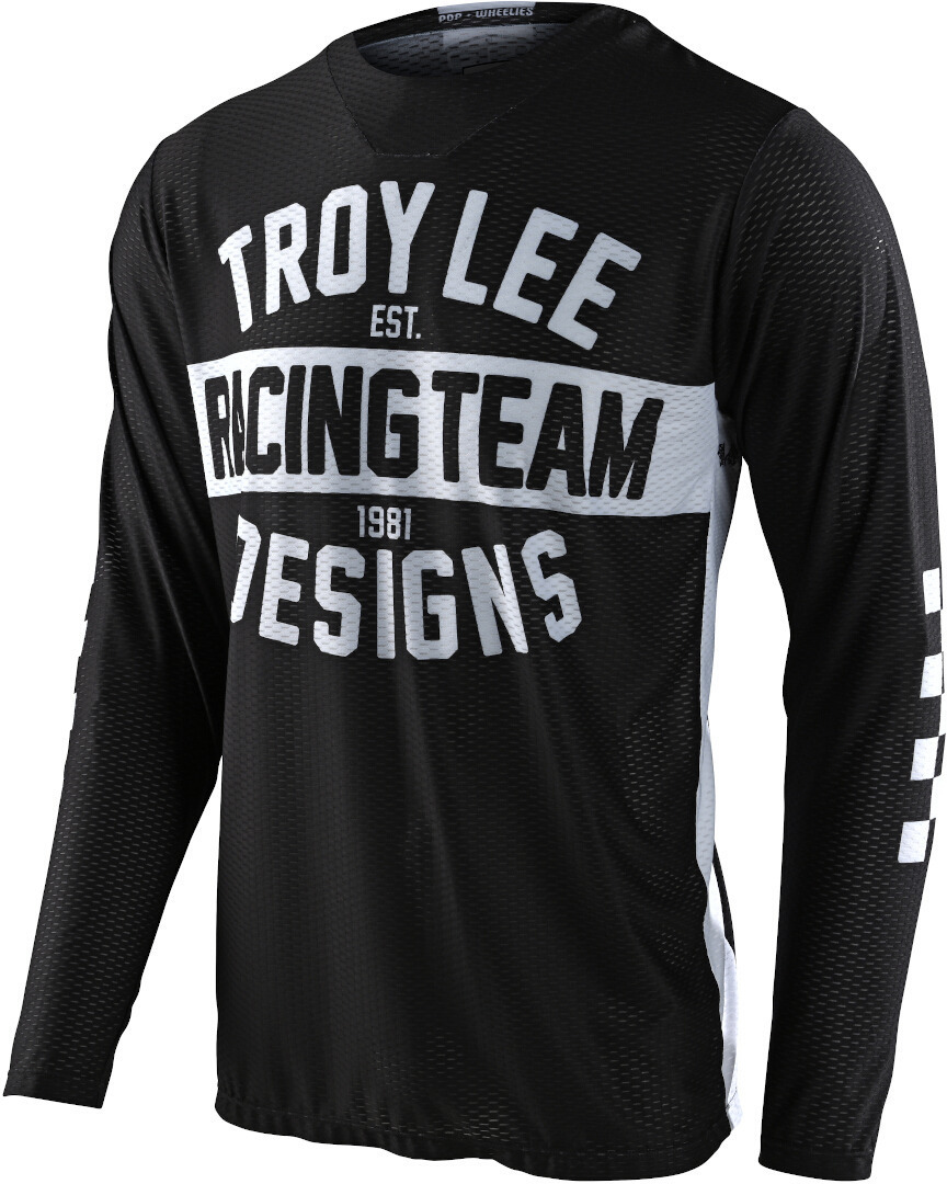 Image of Troy Lee Designs GP Air Team 81 Maglia Motocross Giovanile, nero-bianco, dimensione S