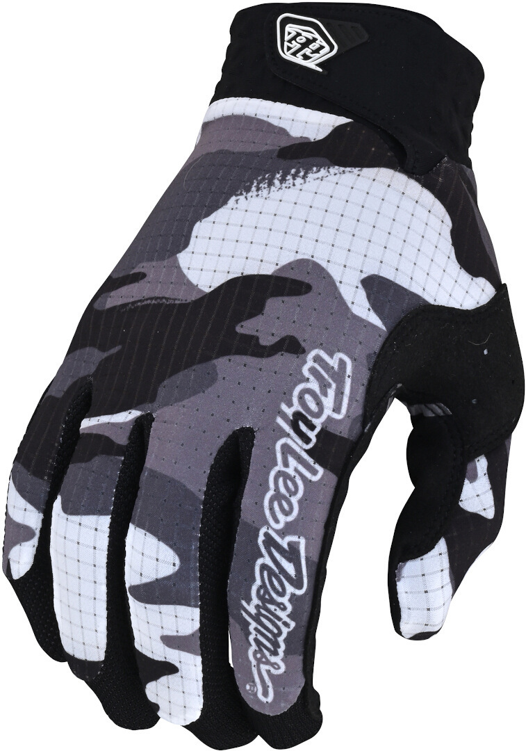 Troy Lee Designs Air Formula Camo Motocross Gloves, black-grey-white, Size S, black-grey-white, Size S