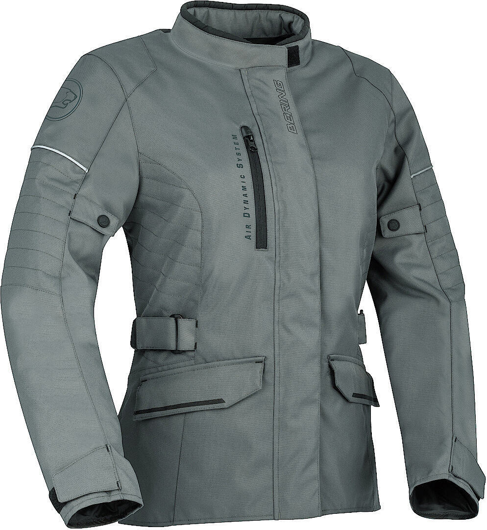 Bering Clara Ladies Motorcycle Textile Jacket, grey, Size 36 for Women, grey, Size 36 for Women
