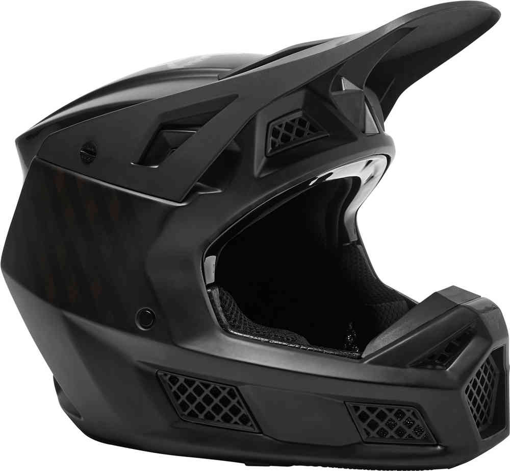 FOX V3 RS Black Carbon Шлем для мотокросса