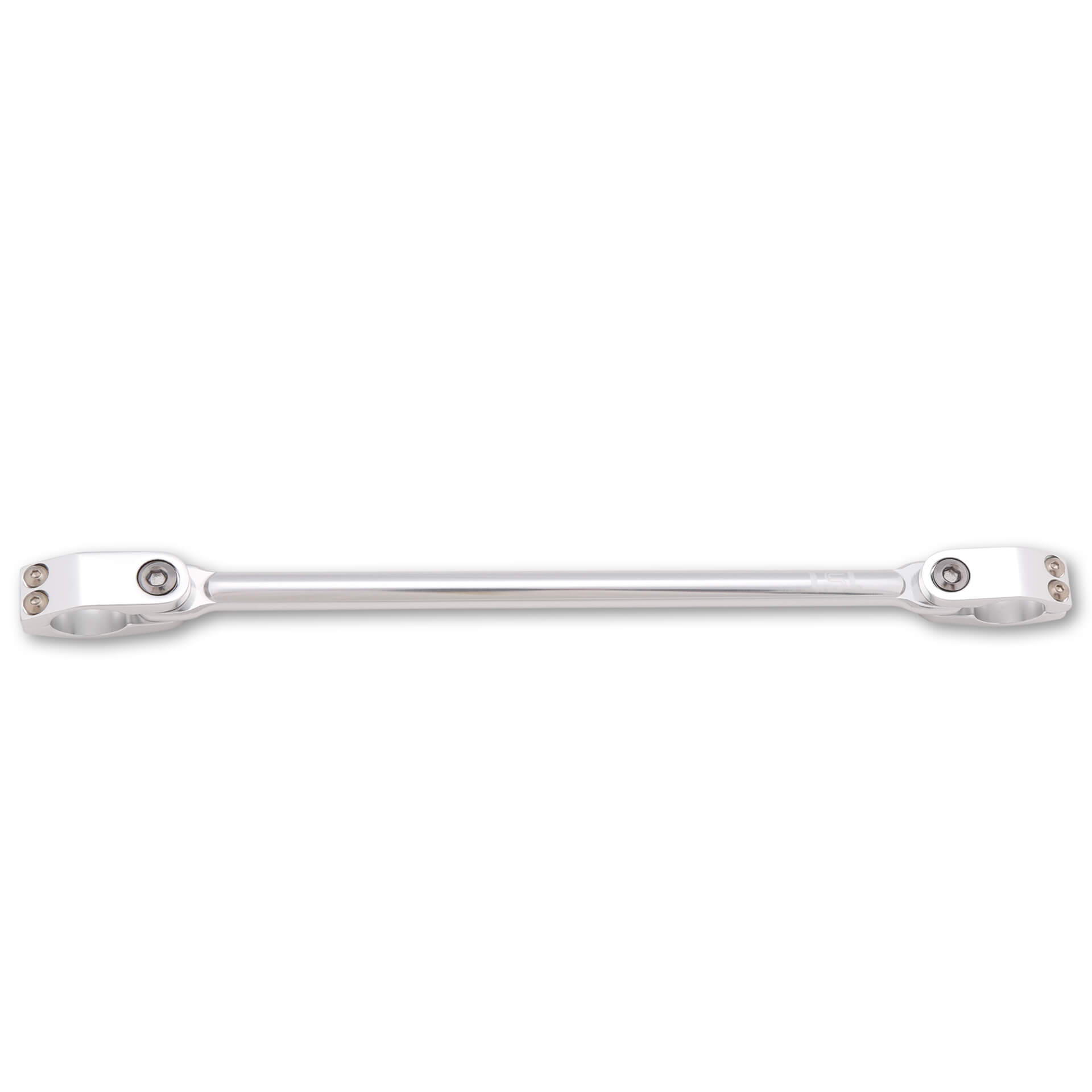 LSL CROSS-BAR handlebar brace, two-piece clamps, silver, silver