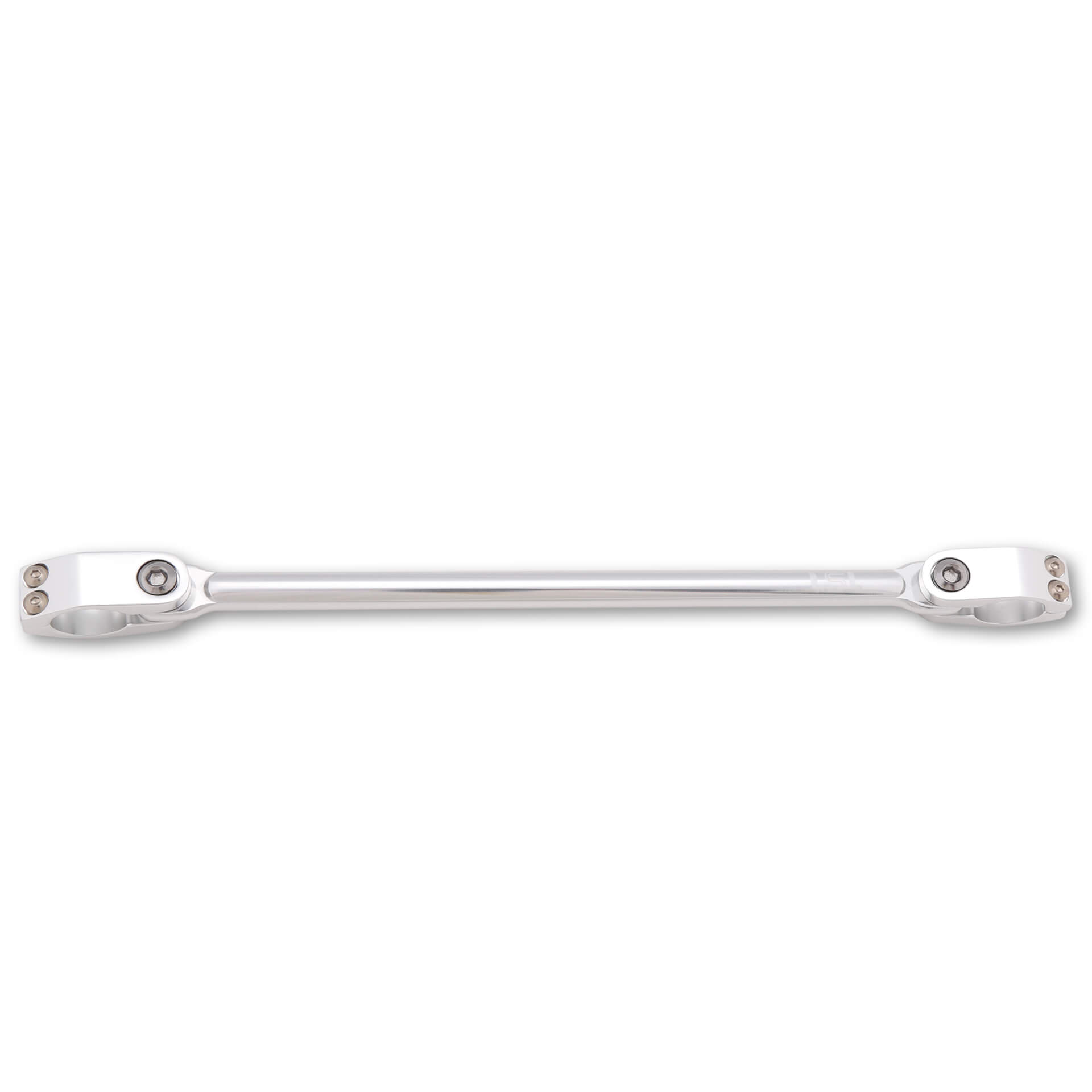 LSL CROSS-BAR styrbøjle, todelte klemmer, sølv