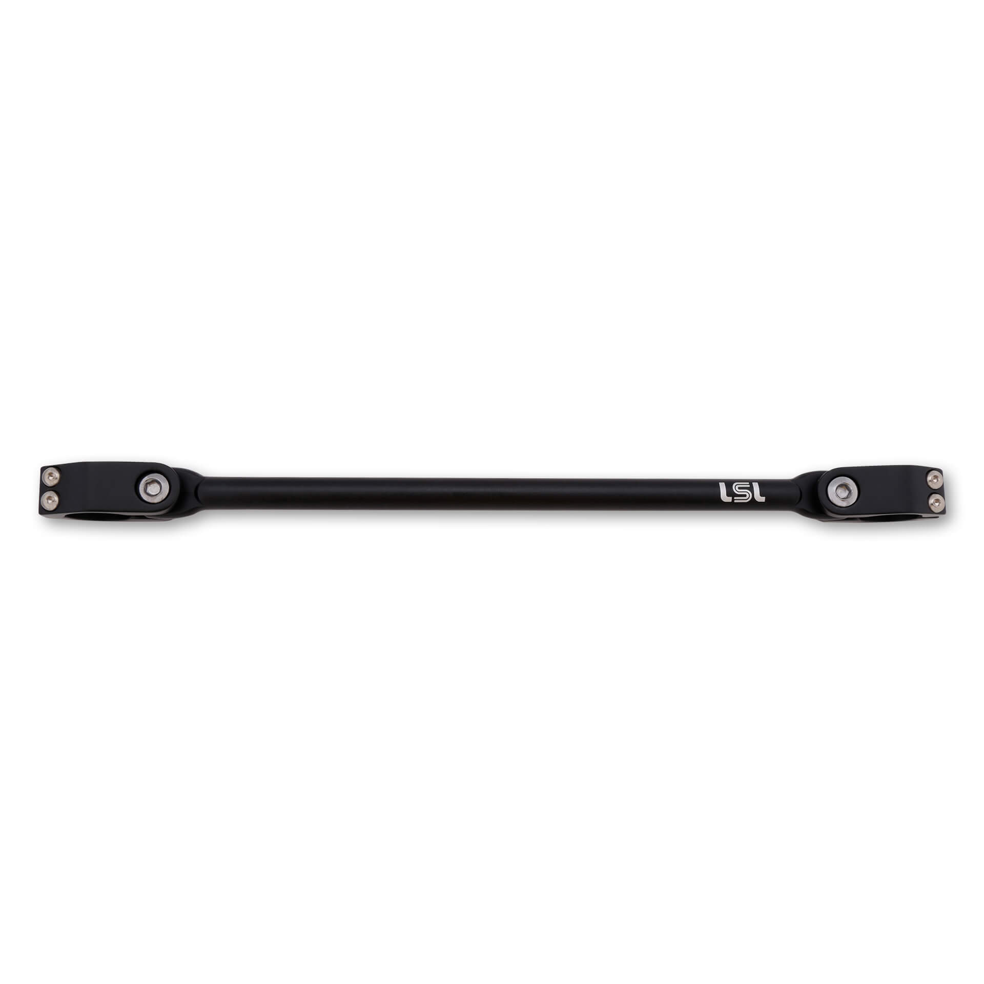 LSL CROSS-BAR handlebar brace, two-piece clamps, black, black