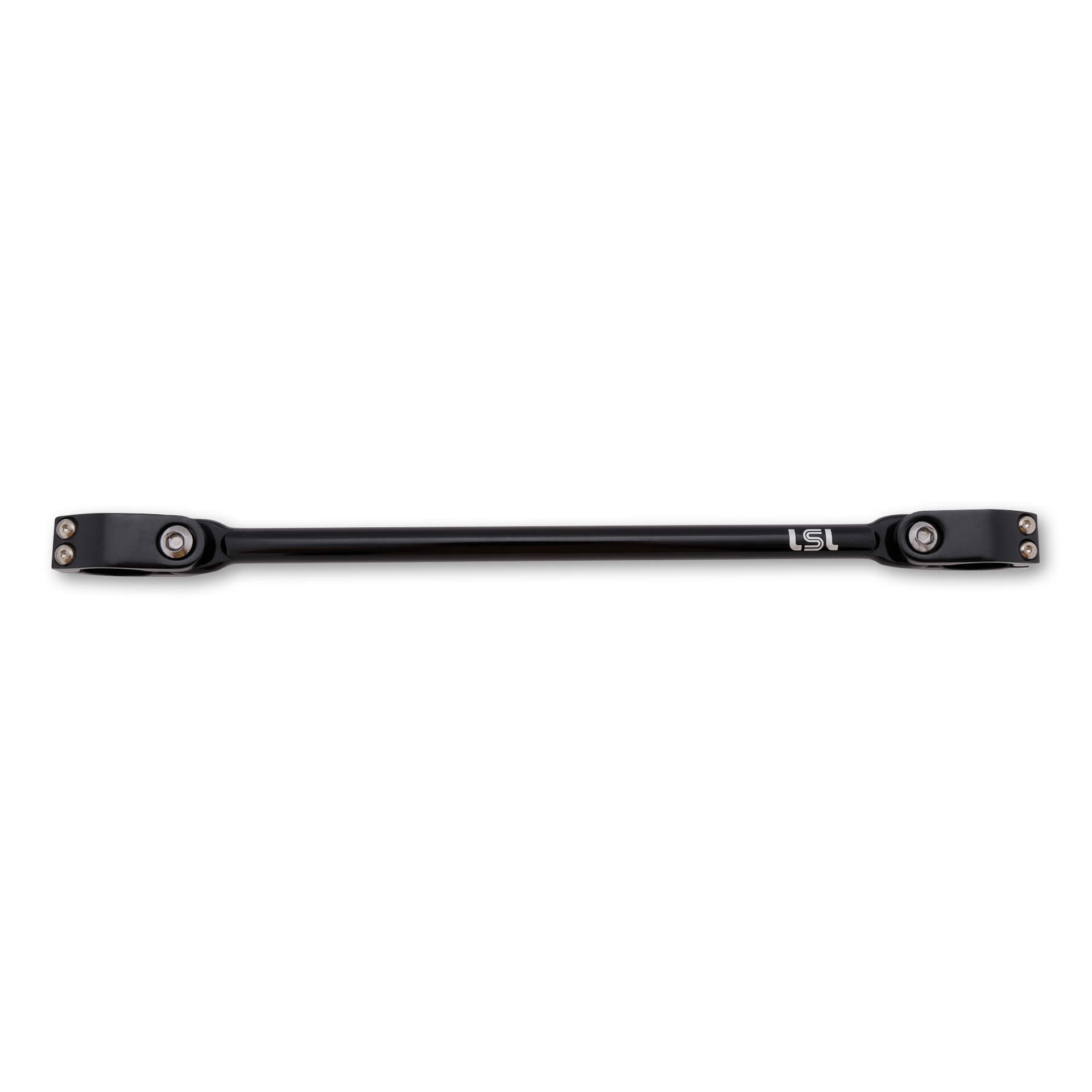 LSL CROSS-BAR handlebar brace, two-piece clamps, black, black