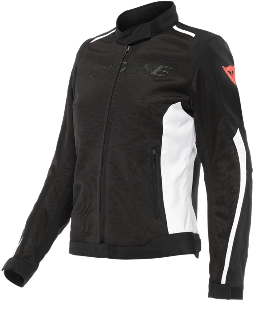 Dainese Hydraflux 2 Air D-Dry Dames Motorfiets Textiel Jas, zwart-wit, afmeting 46 voor vrouw