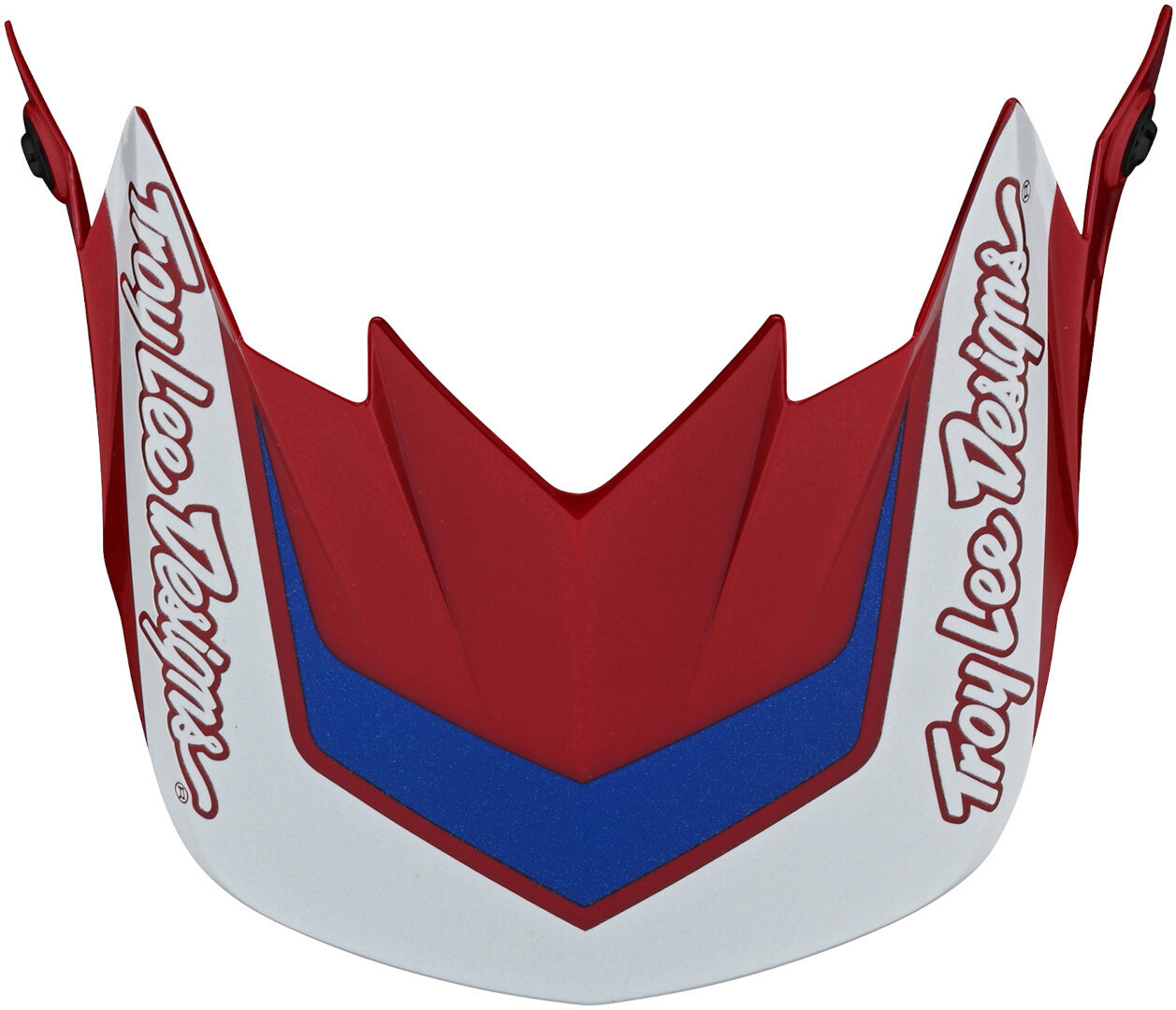 Troy Lee Designs GP Overload Helmet Peak, white-red, white-red