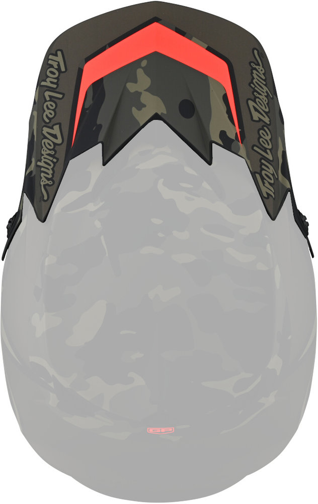 Troy Lee Designs GP Overload Camo 헬멧 피크