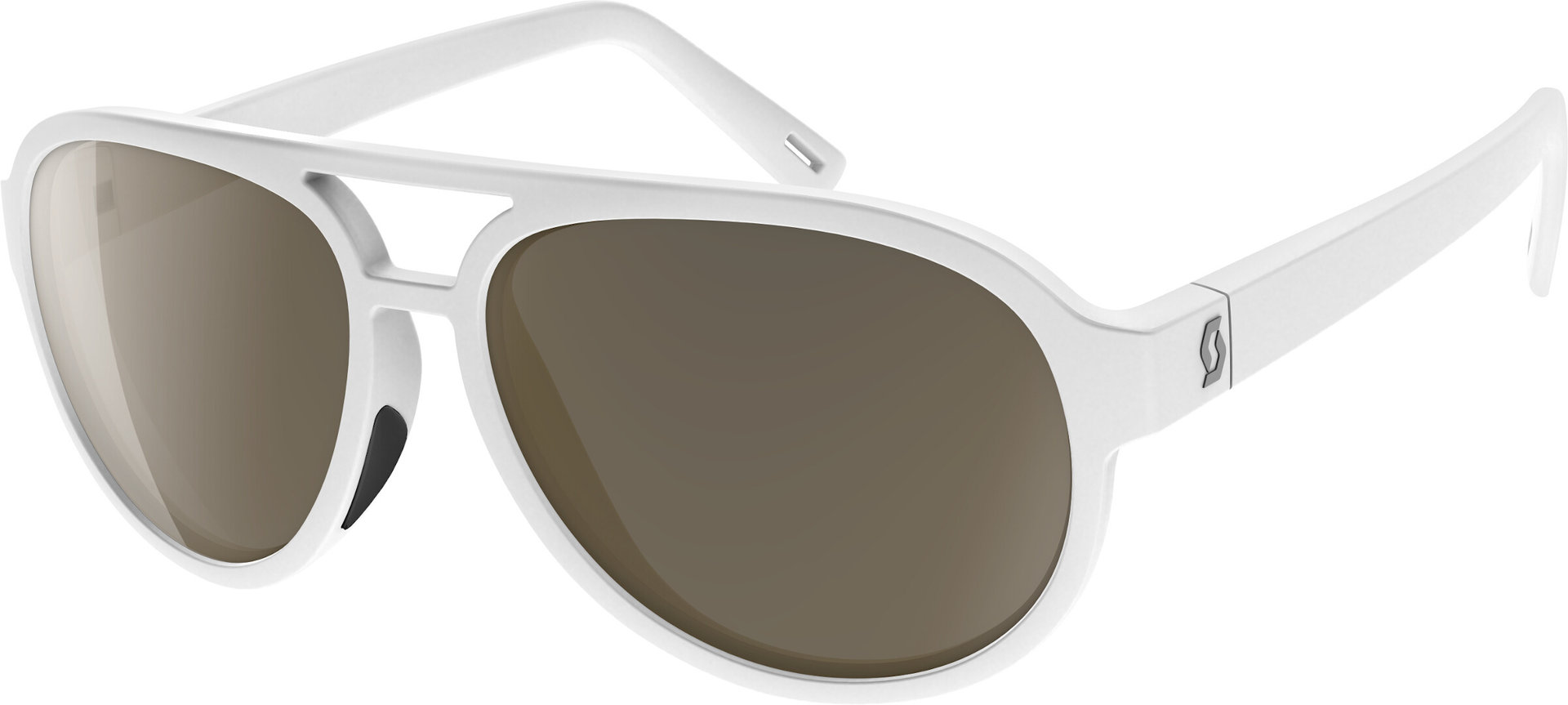 Scott Bass Sunglasses, white, white, Size One Size