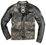 HolyFreedom Quattro Camo chaqueta de cuero / textil para motocicleta