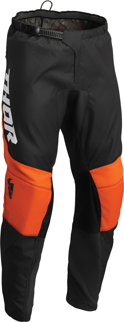 Thor Sector Chevron Motocross Pants, grey-orange, Size 32, grey-orange, Size 32
