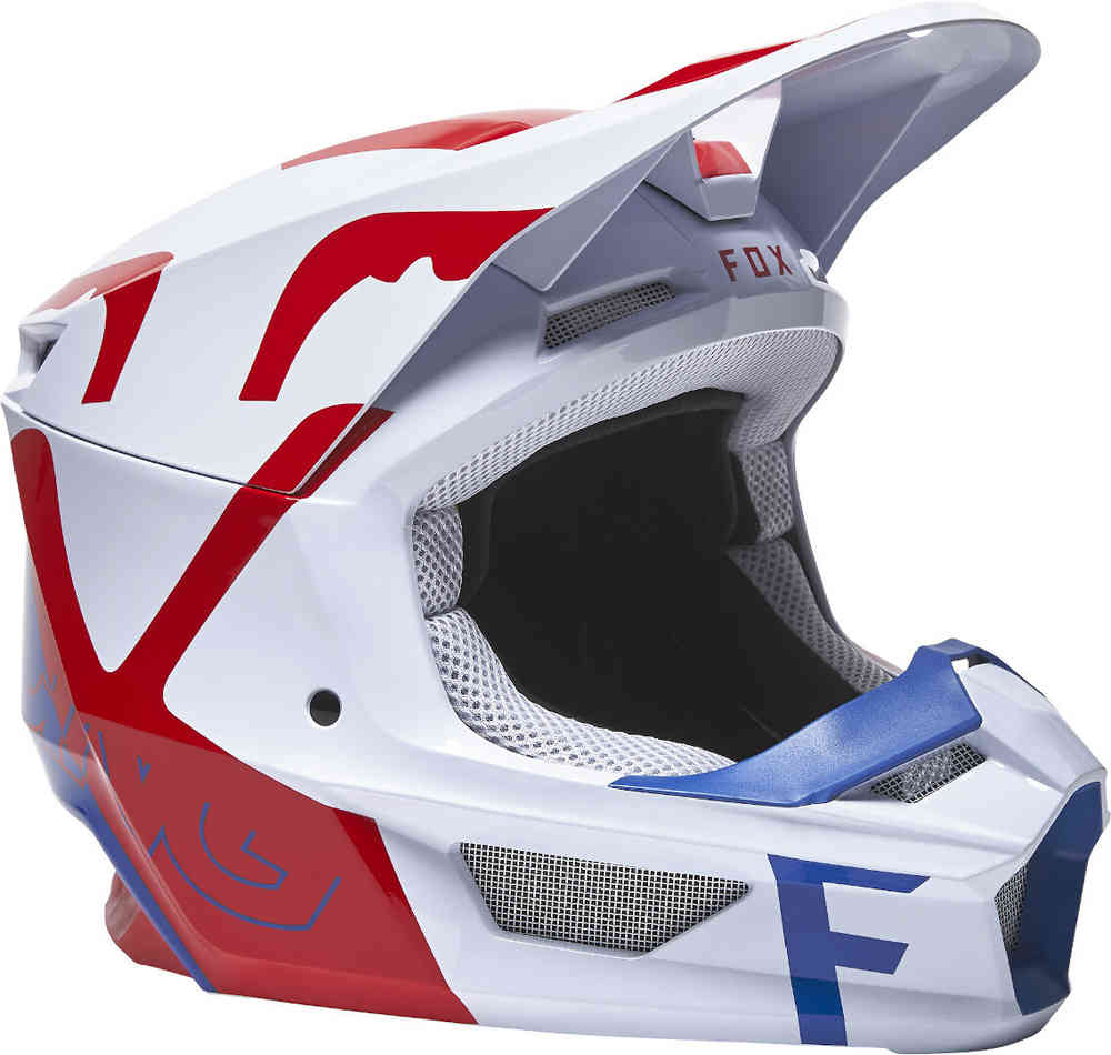 Fox V1 Skew Motocross Helm