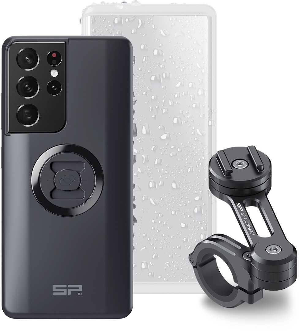 Sp Connect Unisex Black Moto Bundle Samsung S21 Ultra Smartphone Mount,