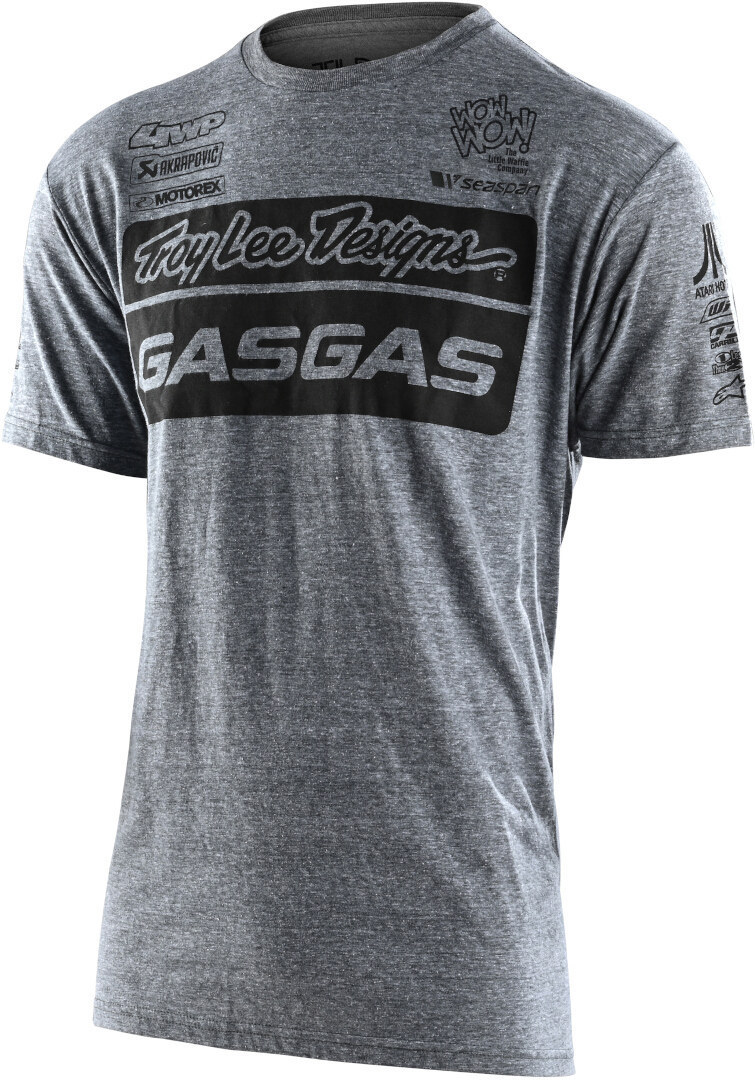Troy Lee Designs GasGas Team T-Shirt, grey, Size S, grey, Size S
