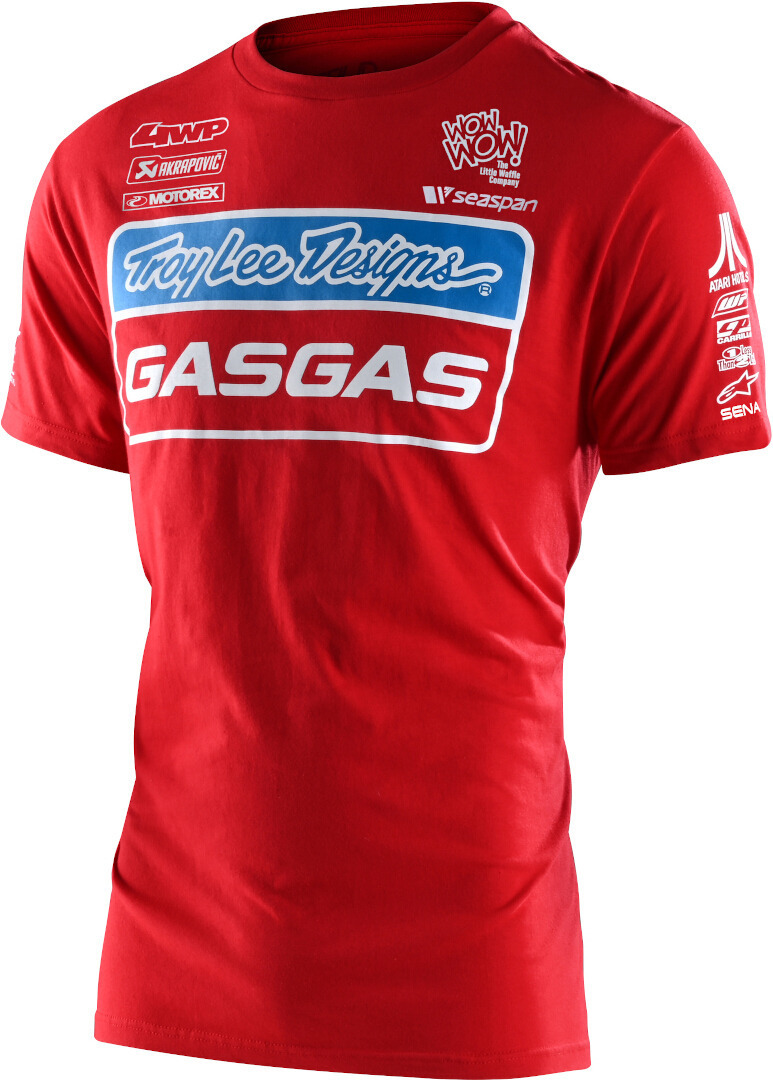 Troy Lee Designs GasGas Team T-Shirt, red, Size L, red, Size L