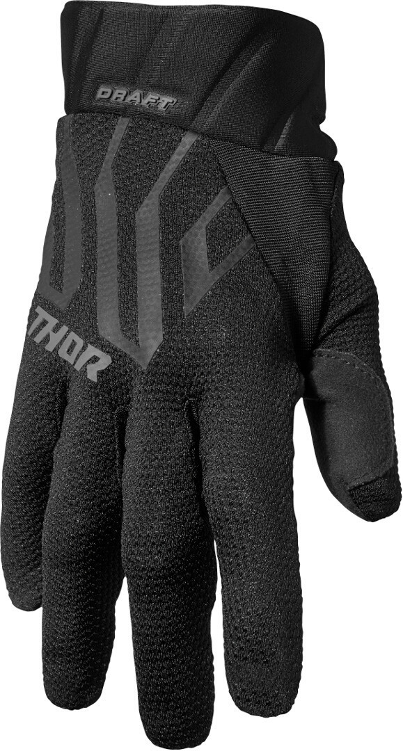 Thor Draft Lines Motorcross handschoenen, zwart-grijs, afmeting L