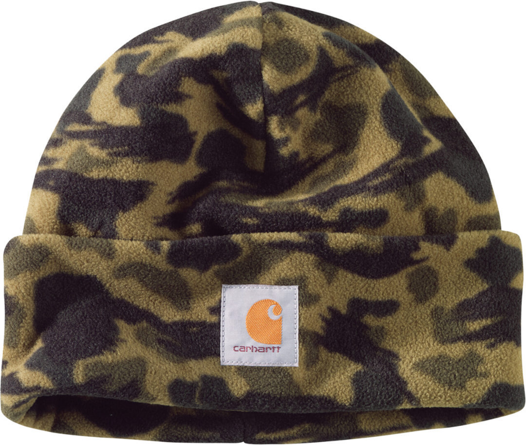 Carhartt Fleece Camo Hat, green-brown, Size One Green Brown unisex