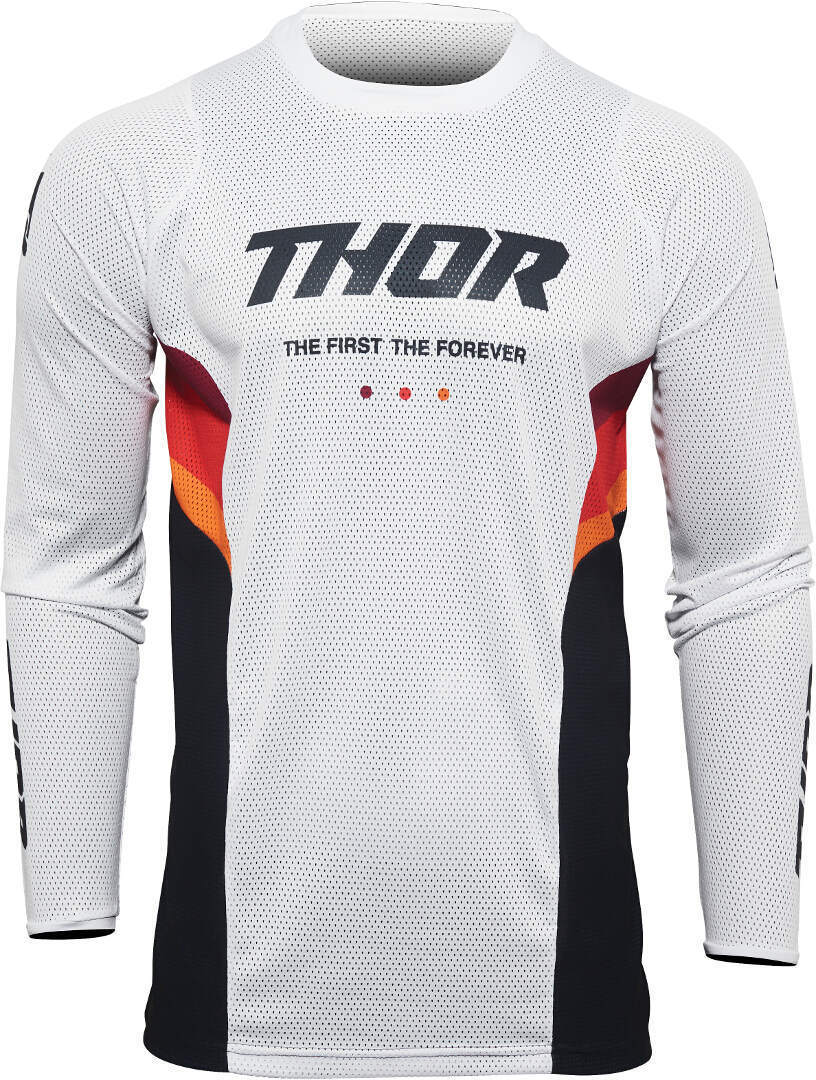 Thor Pulse Air React Motocross Jersey, white-blue, Size 3XL, white-blue, Size 3XL