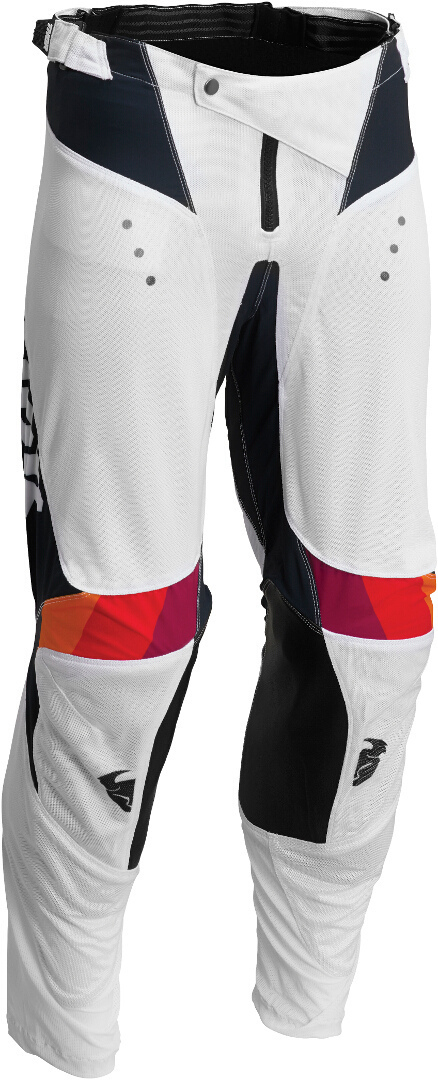 Thor Pulse Air React Motocross Pants, white-blue, Size 32, white-blue, Size 32
