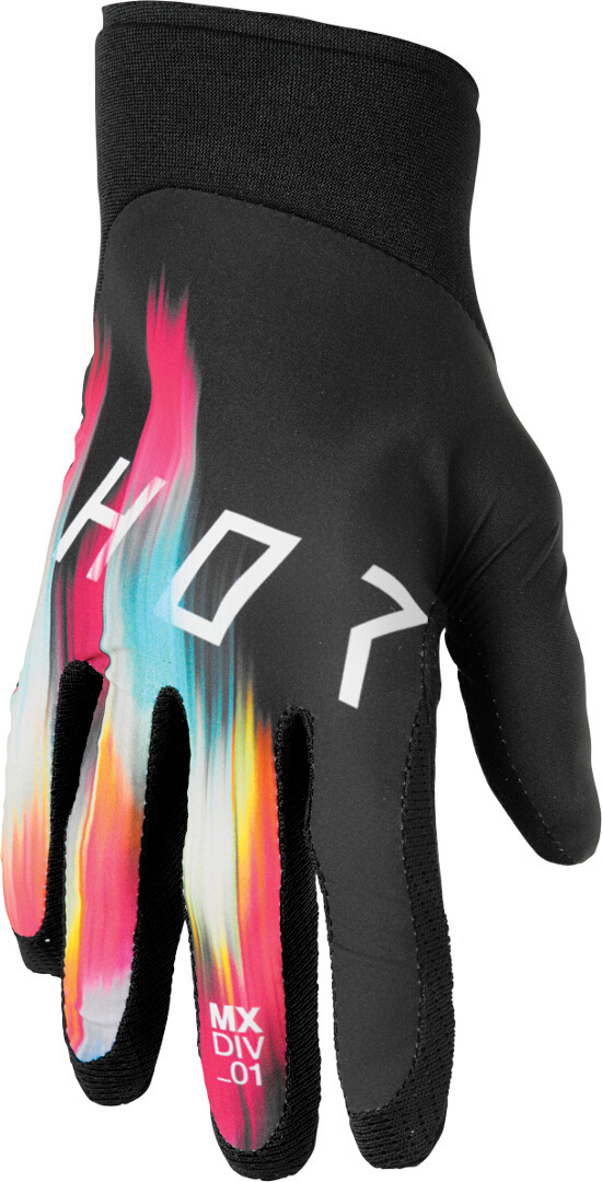 Thor Agile Theory Motocross Gloves, black, Size L, black, Size L