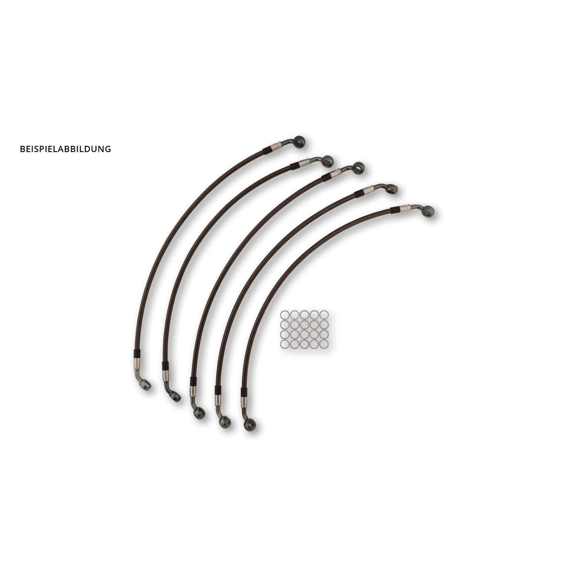 LSL Steel braided brake line YAMAHA XJ 6 SA Diversion, 2009-2011 (RJ19)