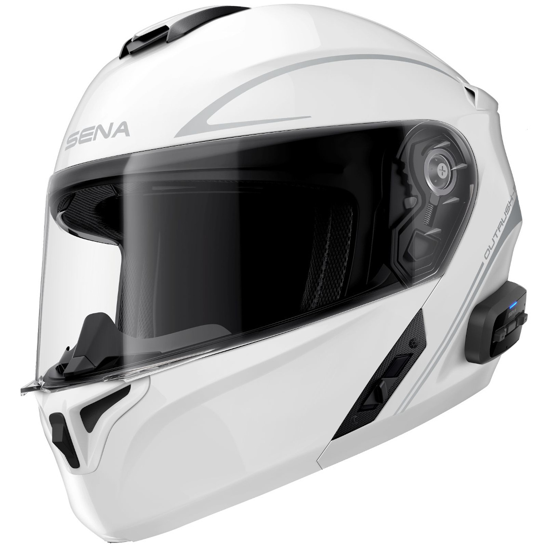 Sena OutRush R Helmet, white, Size M, white, Size M