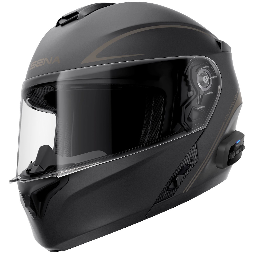 Sena OutRush R Helmet, black, Size S, black, Size S