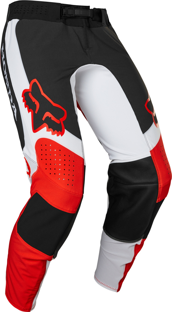 FOX Flexair Honda Motocross Pants, black-white-red, Size 28, black-white-red, Size 28