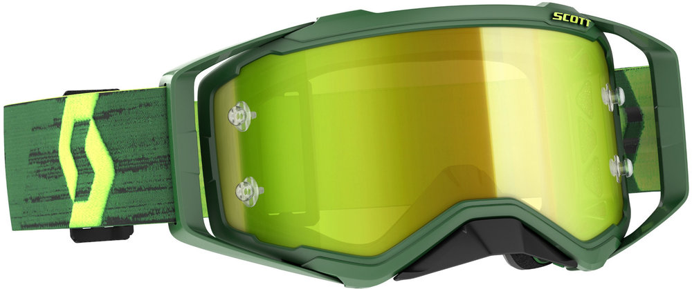 Scott Prospect Chrome green/yellow Gogle motocrossowe