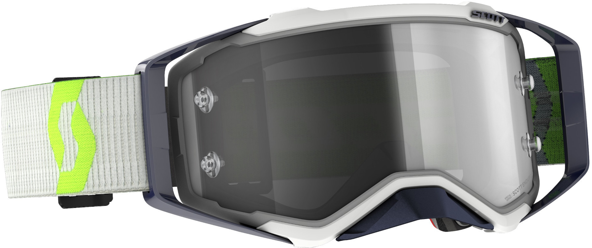 Scott Prospect LS grey/yellow Motocross Goggles, grey-yellow, grey-yellow, Size One Size