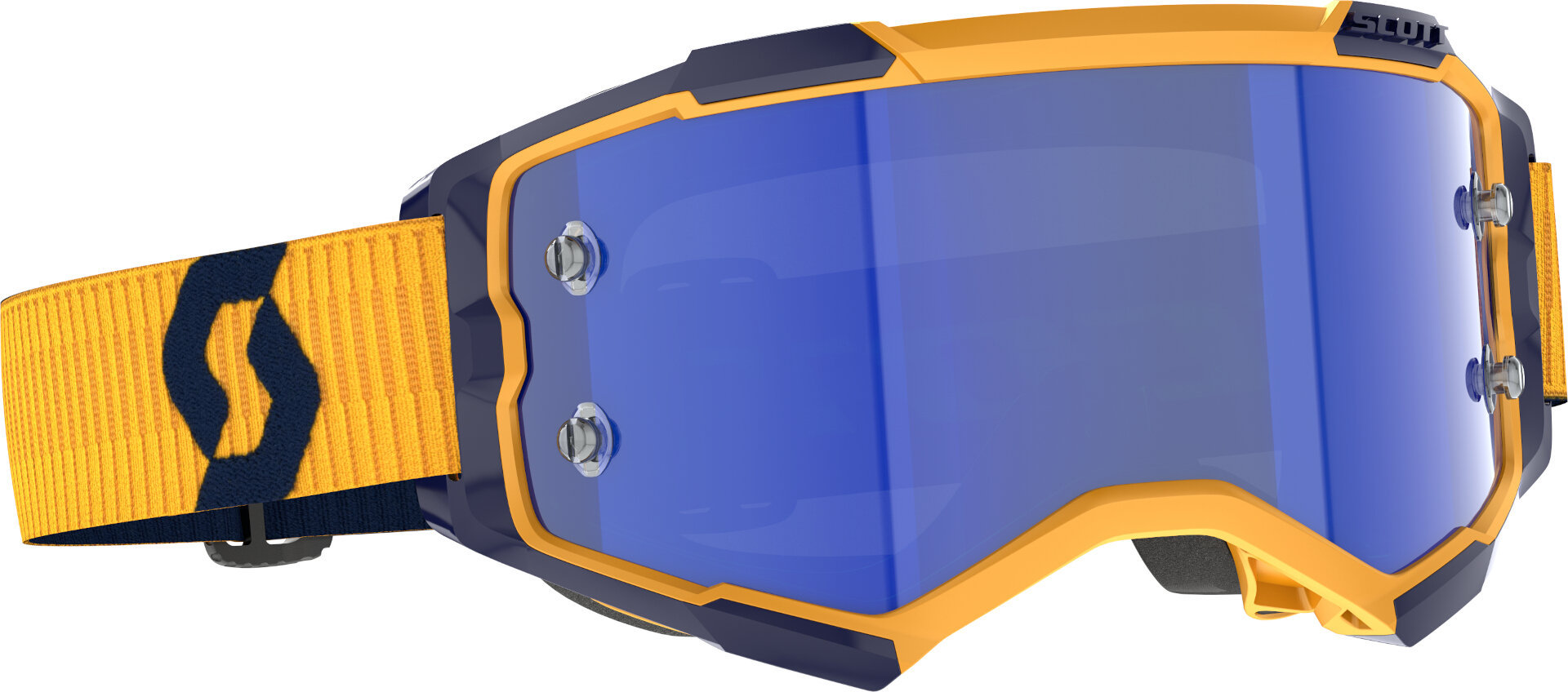 Scott Fury Chrome Lunettes de motocross, noir-jaune