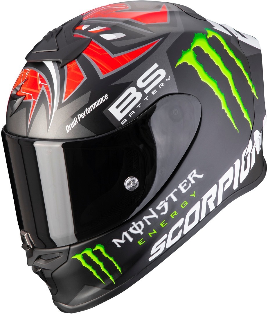Scorpion EXO-R1 Air Fabio Monster Replica Helmet, black-red, Size XS, black-red, Size XS