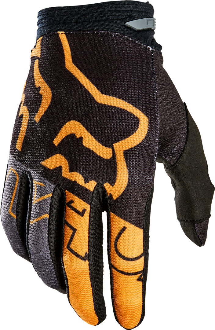 Image of FOX 180 Skew Guanti motocross, nero-oro, dimensione M