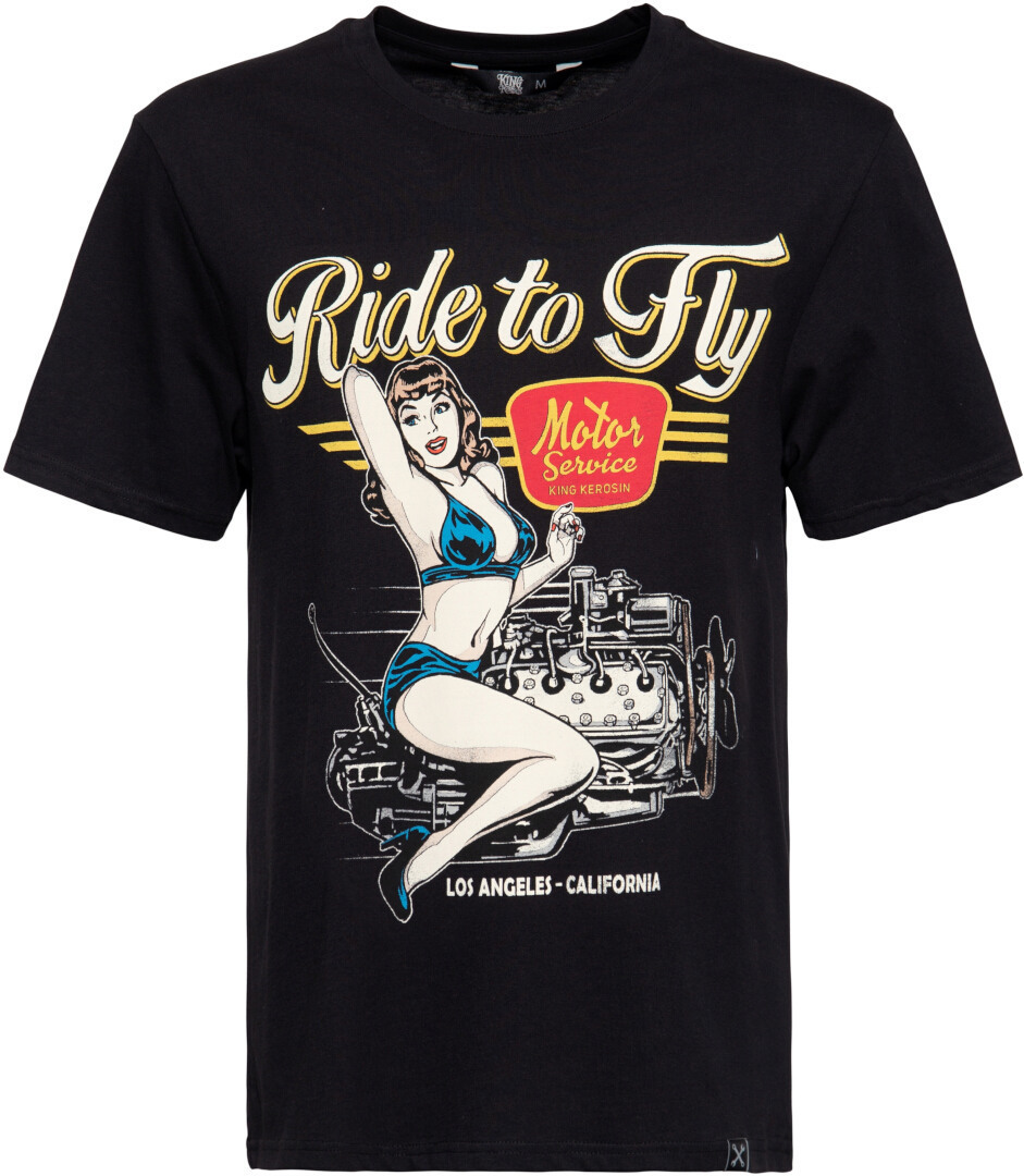 King Kerosin Pinup Motor Camiseta