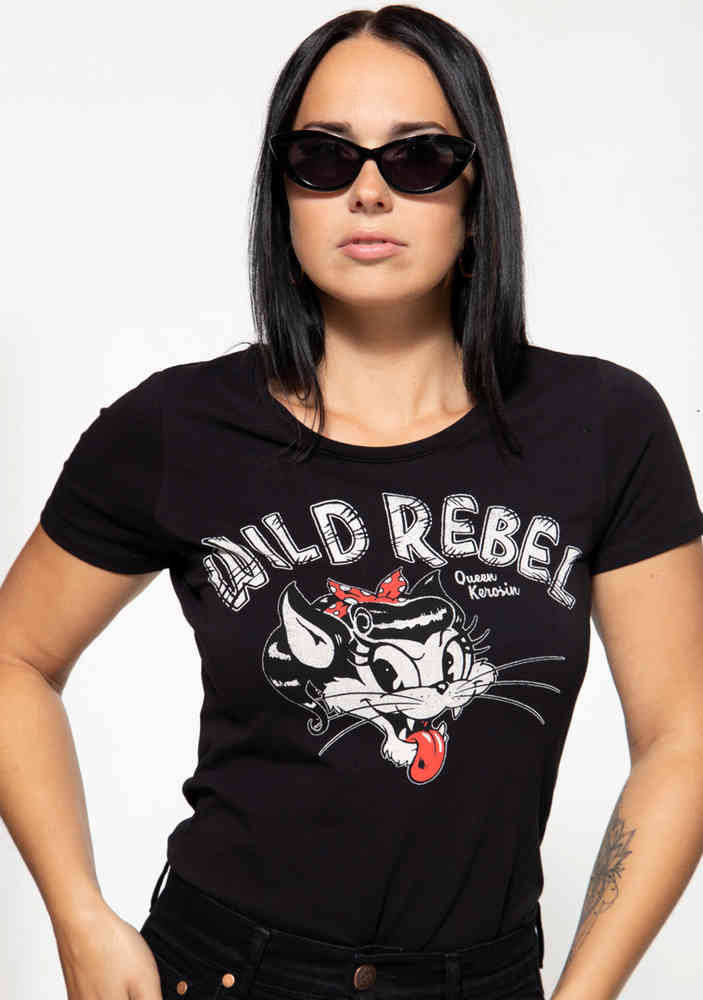 Queen Kerosin Wild Rebel レディースTシャツ