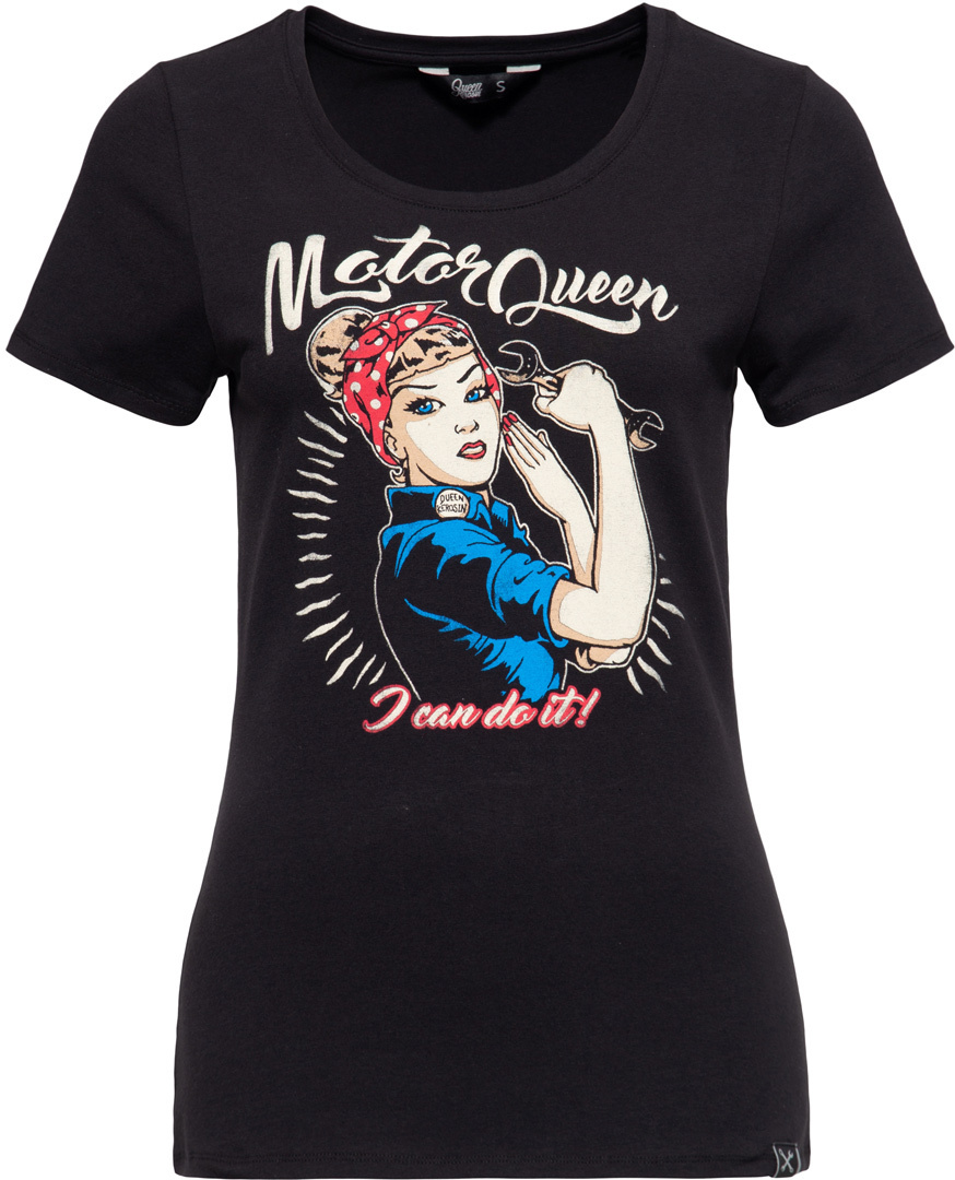 Queen Kerosin Motor Queen - I Can Do It T-Shirt Femme, noir, taille 4XL pour Femmes