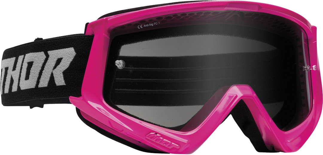 Thor Combat Sand Racer Lunettes de motocross, gris-rose