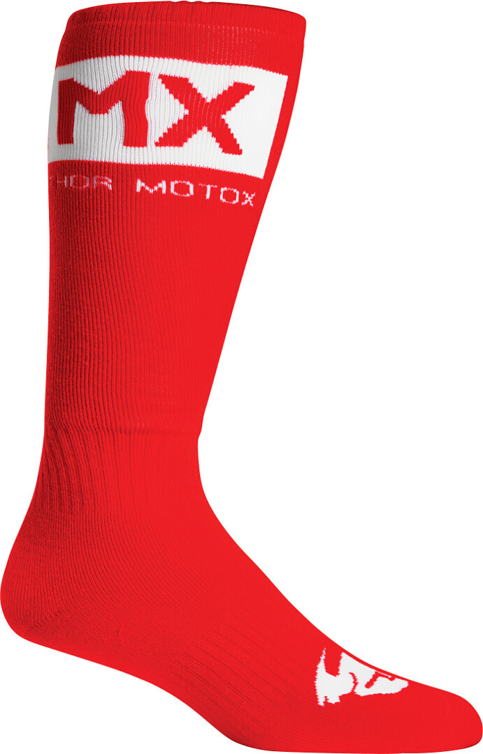 Thor MX Socks, white-red, Size L XL for Men