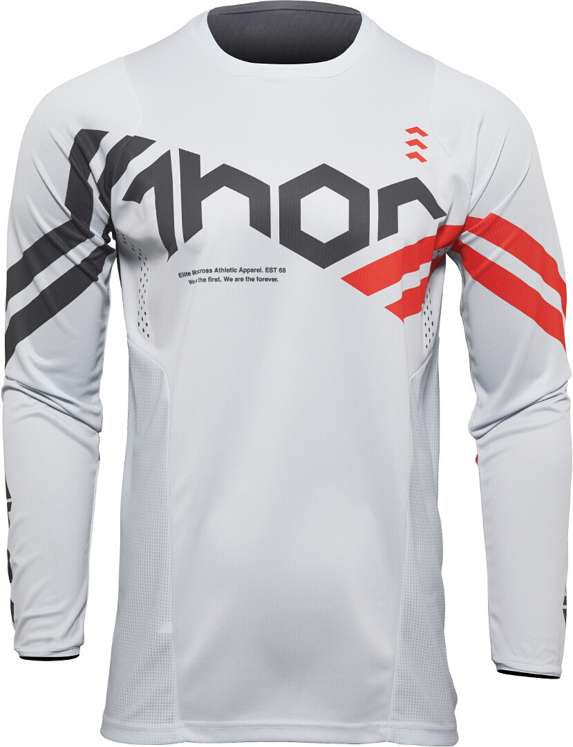 Thor Pulse Cube Youth Motocross Jersey, grey, Size XS, grey, Size XS