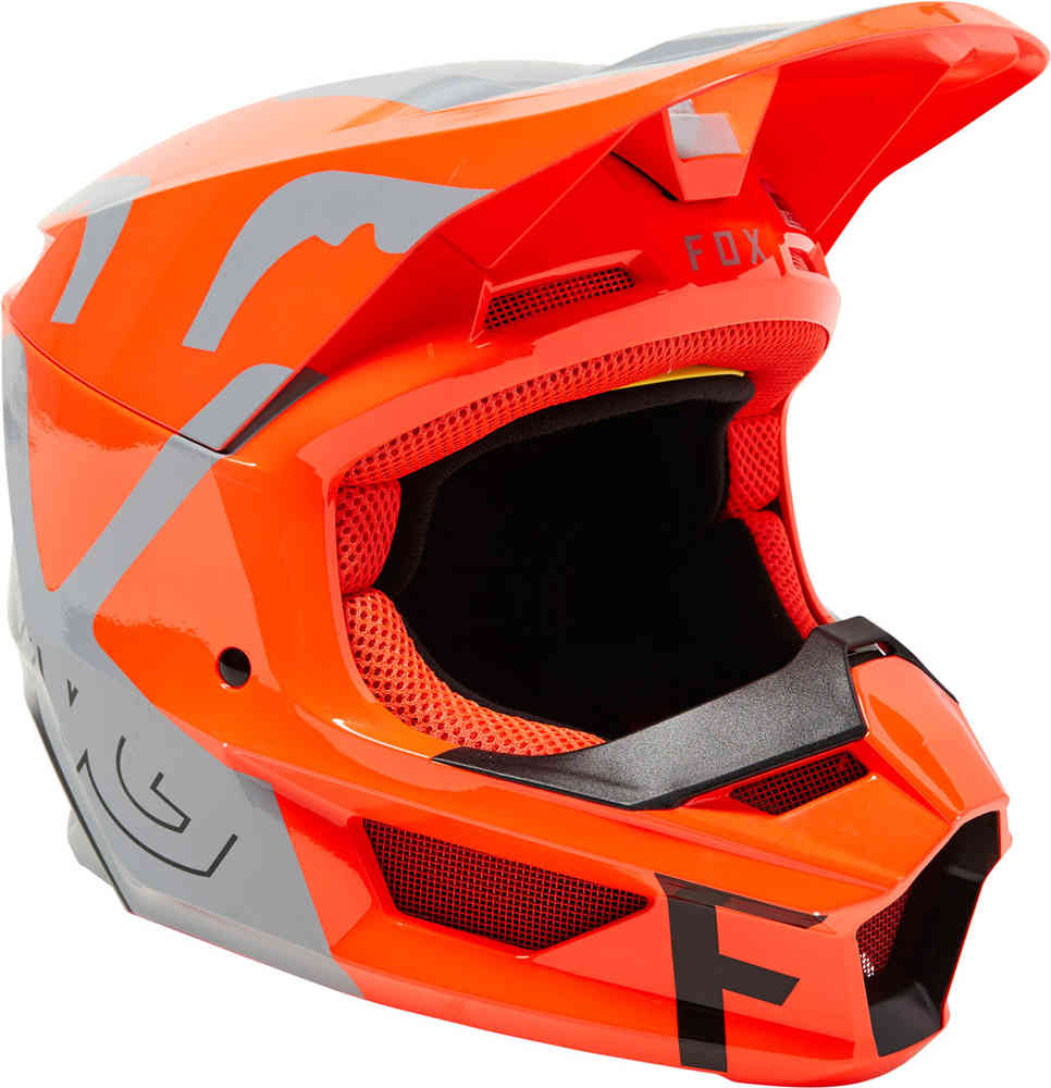 FOX V1 Skew Casque de motocross pour jeunes