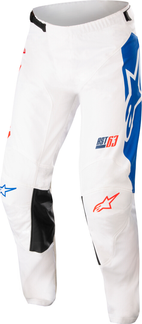 Alpinestars Racer Compass Motocross Hose, weiss-rot, Größe 28, weiss-rot, Größe 28