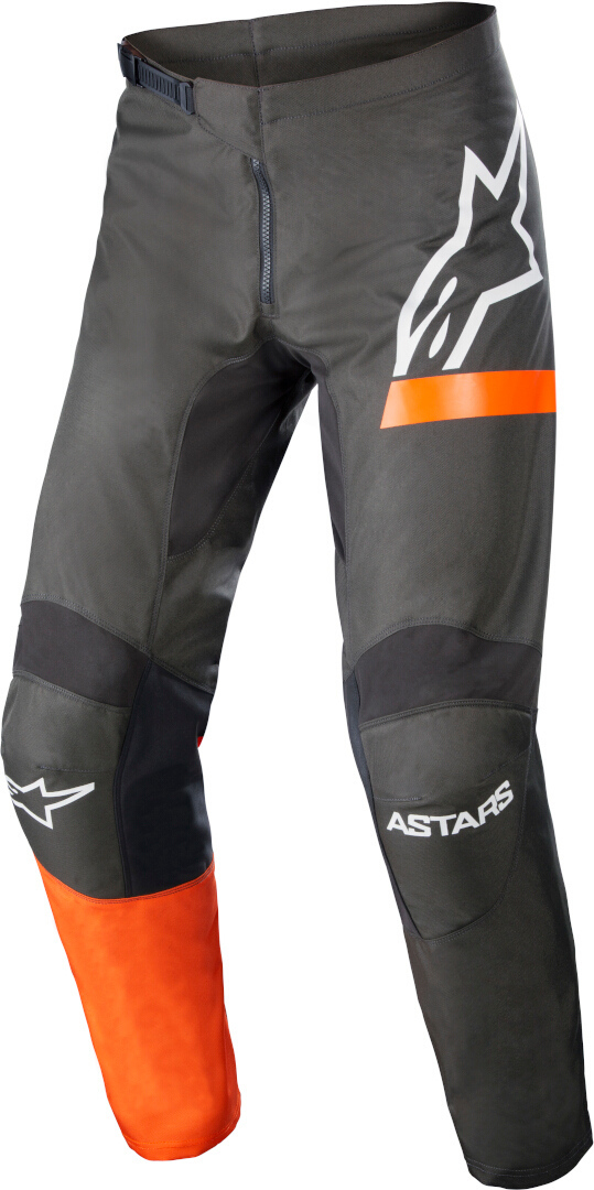 Alpinestars Fluid Chaser Motocross Hosen, schwarz-grau, Größe 28, schwarz-grau, Größe 28