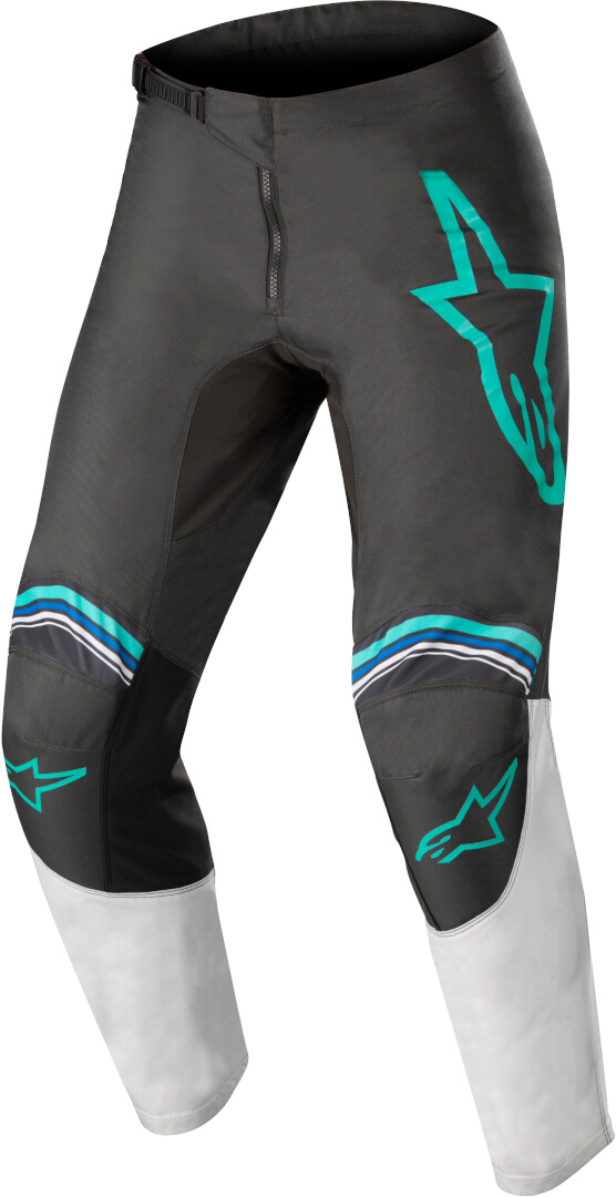 Alpinestars Fluid Speed Motocross Hose, schwarz-grau, Größe 30, schwarz-grau, Größe 30