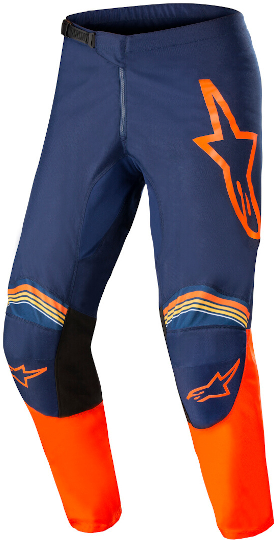 Alpinestars Fluid Speed Motocross Hose, blau-orange, Größe 30, blau-orange, Größe 30